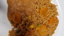 Pilau, Ugandischer Reis mit Erdnuss-Soße