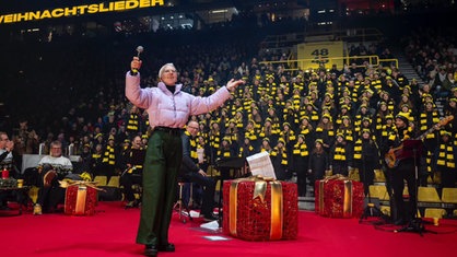 Stefanie Heinzmann beim Dortmunder Weihnachtssingen 2024 