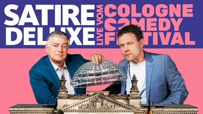 Podcast-Bild mit Axel Naumer und Henning Bornemann - live vom Cologne Comedy Festival 2024