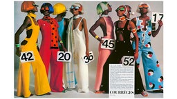 Helmut Newton, Courrèges, French Vogue 1970