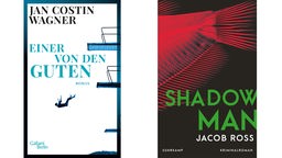Bildkombo Buchcover: "Einer von den Guten" von Jan Costin Wagner und "Shadowman" von Jacob Ross