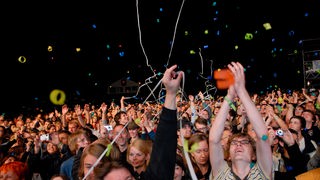 Zuschauer beim Pop-Festival in Haldern
