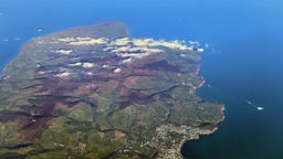 Eine Luftaufnahme der "Isle of Man".