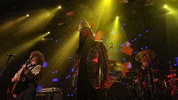 Die slowenische Band Laibach bei einem Konzert in Zagreb