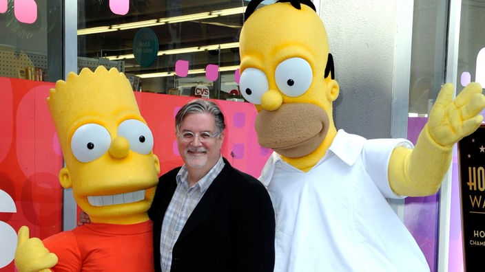 Der Erfinder der Simpsons Matt Groening wird 70 Jahre alt. Aufnahme aus dem Jahr 2016.