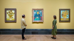 Ausstellungsansiche "Van Gogh: Poets and Lovers" in der National Gallery in London