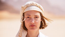 Vicky Krieps als Ingeborg Bachmann in einer Szene des Films "Ingeborg Bachmann - Reise in die Wüste"