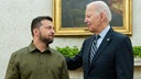 Wolodymyr Selenskyj, Präsident der Ukraine, und US-Präsident Joe Biden.