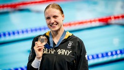 Isabel Gose, Bronzegewinnerin bei den Olympischen Spielen 2024, Paris, 31.07.2024. 