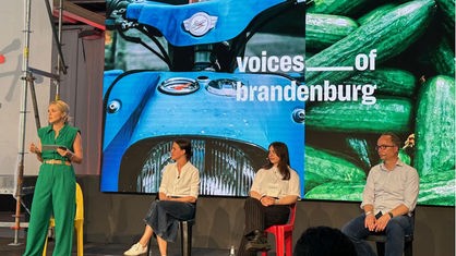 Voices of Brandenburg auf der Re:publica 2024. 