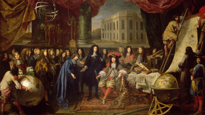 Colbert, Mitglieder der Akademie der Wissenschaften und König Ludwig XIV., 1667