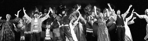 Anatevka Aufführung im Hamburger Operettenhaus am 2. Februar 1968.