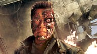 Arnold Schwarzenegger in dem Film "Terminator 3 - Rebellion der Maschinen"