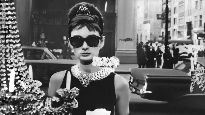 Audrey Hepburn in dem Spielfilm "Frühstück bei Tiffany"