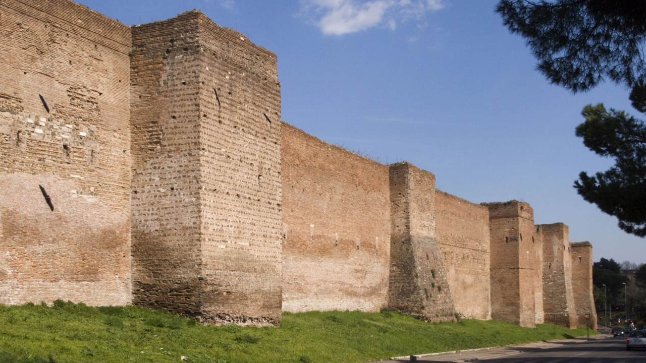 Aurelianische Stadtmauer in Rom
