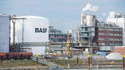 Die BASF-Fabrik in Ludwigshafen, 2014