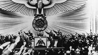 Hitler vor dem Reichstag am 1.9.1939 