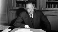 Albert Camus, Schriftsteller (Aufnahme vom 17.10.1957)