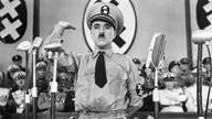 Charlie Chaplin als "Der große Diktator"