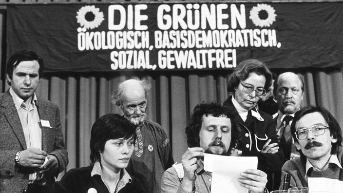Gründungsparteitag der Grünen in Karlsruhe, Gruppenbild