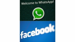 Logo von WhatsApp und Facebook