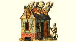 Feuerwehreinsatz um 1870