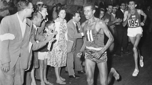 Abebe Bikila, Marathonläufer