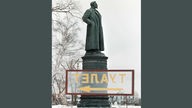 Bronzedenkmal für den Tscheka-Gründer Felix Dserschinski