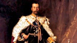 König Georg V., Porträt von Frederick Ernest Albert