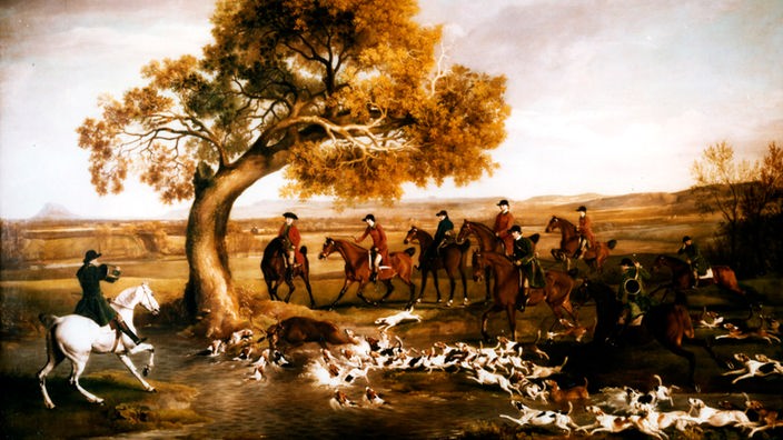Die Grosvenor-Jagd, Gemälde von George Stubbs