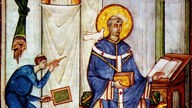 Der Heilige Gregor, Buchmalerei 