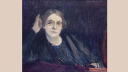Selbstporträt von Ida Gerhardi, gemalt 1905