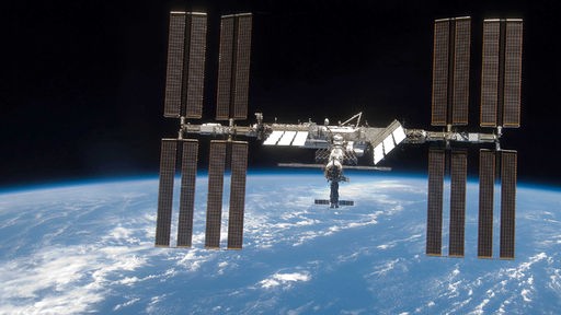 Die ISS im Orbit 