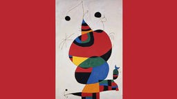 Bild "Frau, Vogel und Stern - Hommage an Picasso" von Joan Miro