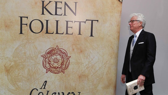 Ken Follett auf der Buchmesse in Frankfurt am Main, 2017