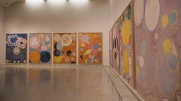 Bilder von Hilma af Klint im Guggenheim Museum in New York, 2018