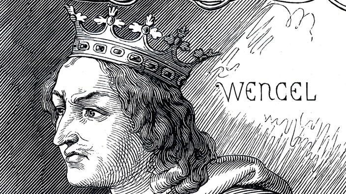 König Wenzel (historische Zeichnung)
