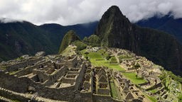 Ruinen der Inkastadt Machu Picchu