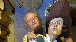 Die Puppe soll Matthias Klostermeier darstellen