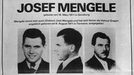 Fahndungs-Anzeige der Staatsanwaltschaft Frankfurt in der "Augsburger Allgemeinen"