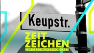 Das Strassenschild "Keupstrasse" am 03.05.2013 in Köln (Nordrhein-Westfalen)