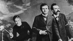 Lou Andreas-Salome, Paul Rée, Friedrich Nietzsche, Gruppenbild
