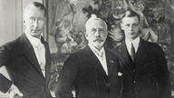 Wilhelm II. mit Sohn und Enkel 1928
