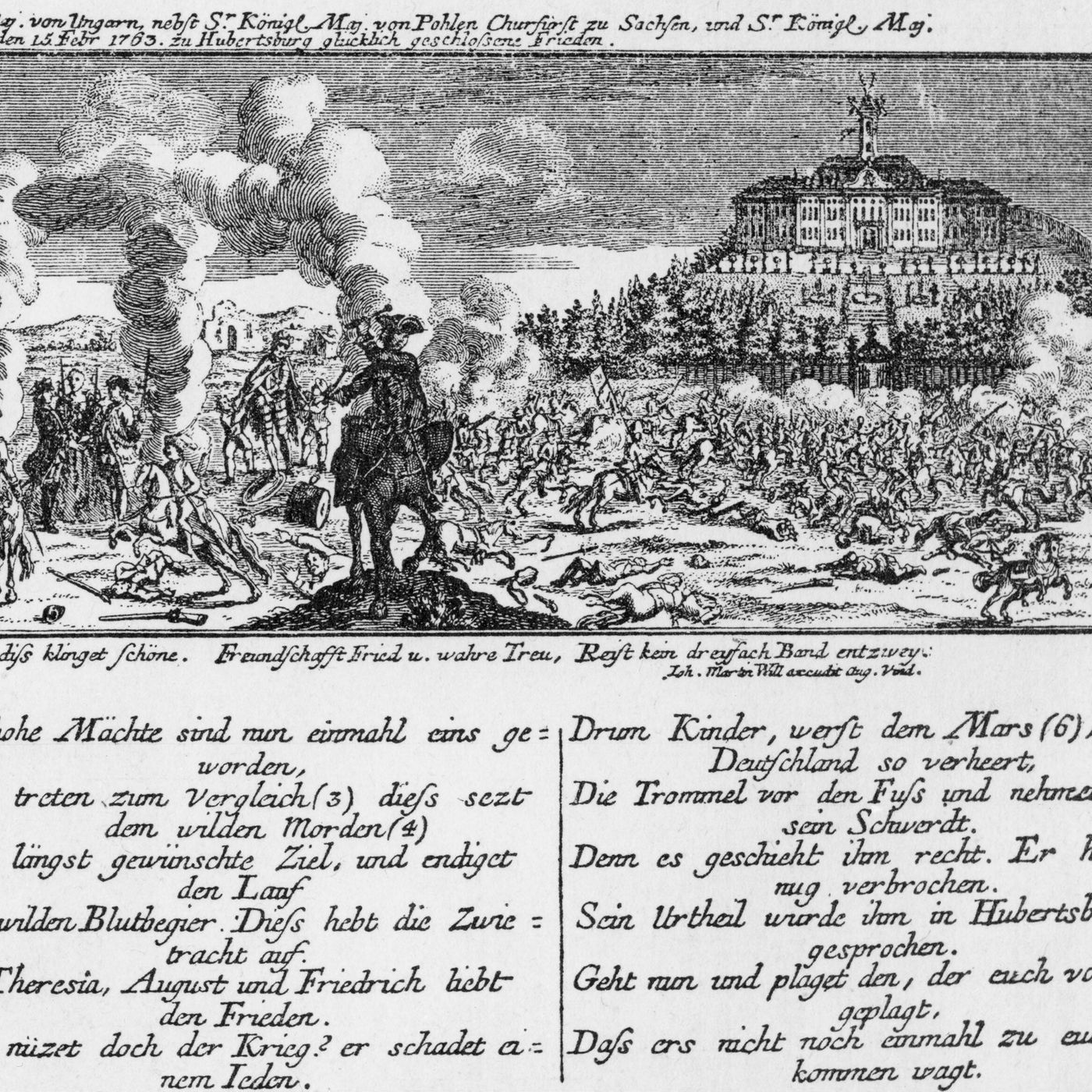 Hubertusburger Friede: Ende des siebenjährigen Krieges (1763)