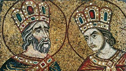 Konstantin der Große und seine Mutter Helena