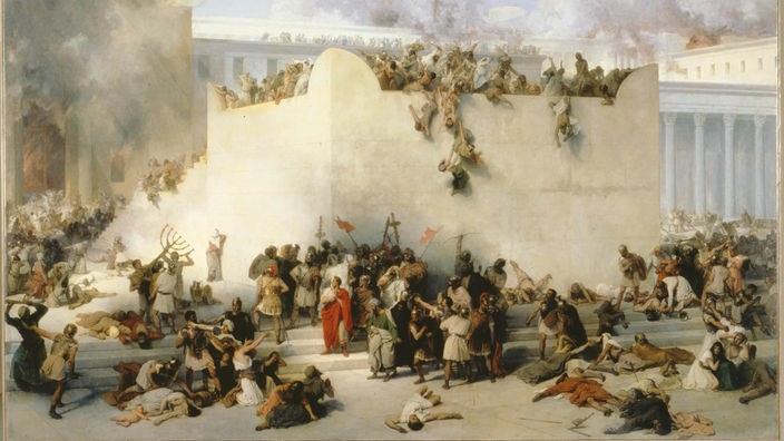 Zerstörung des Tempels in Jerusalem / Hayez