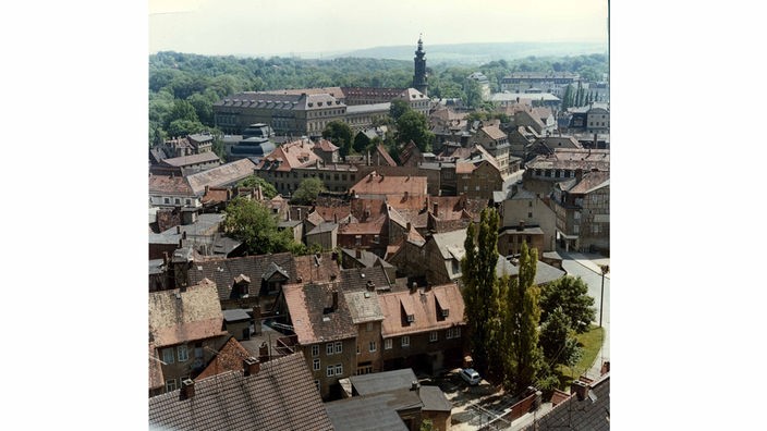 Blick auf die Stadt Weimar, 1975
