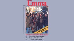 Titelseite "Emma" mit Christiane Ensslin, Alice Schwarzer, Angelika Wittlich und Sabine Schruff