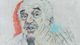 Gabriel Garcia Marques, Schrifsteller (Zeichnung)