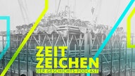  Grundsteinlegung für den Sockel der Freiheitstatue auf Bedloes Island am 5. August 1884